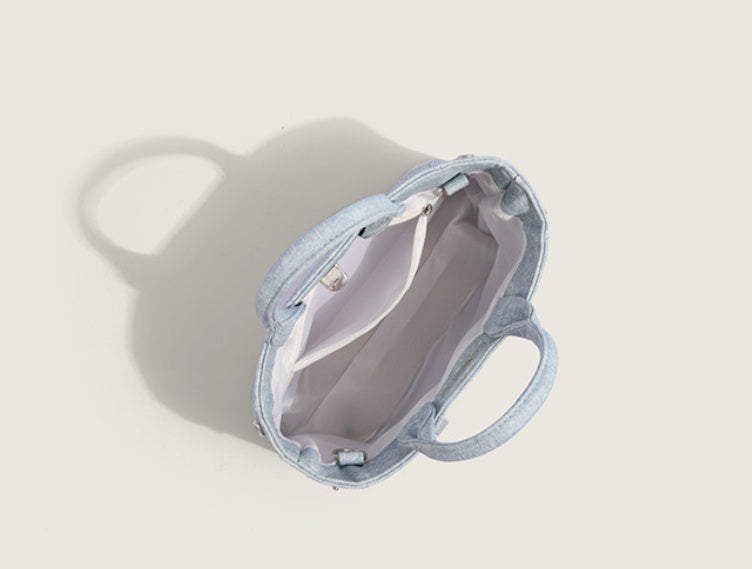 Women's Fashion Personalized Commuter Denim Handbag