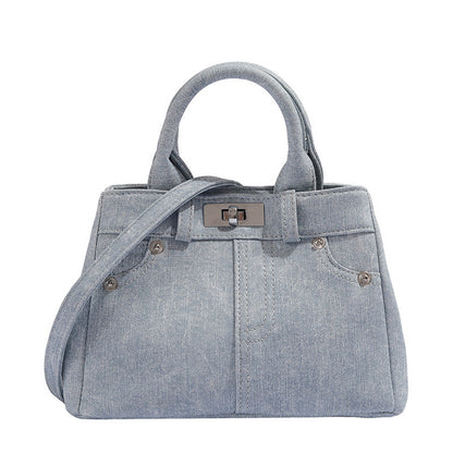 Women's Fashion Personalized Commuter Denim Handbag