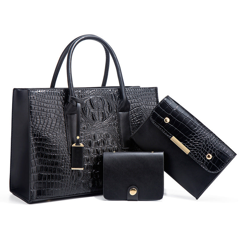 Women's Handbag Shoulder Bag Three-piece Set