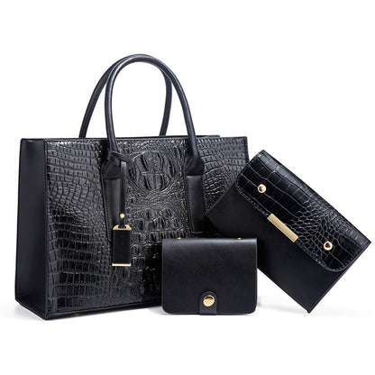 Women's Handbag Shoulder Bag Three-piece Set
